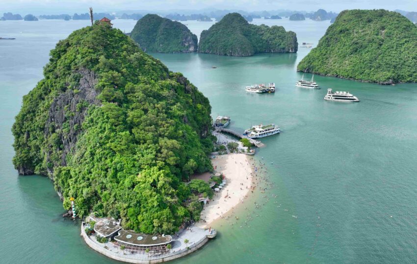 Iris Day Cruise Halong Bay Titov Island 2