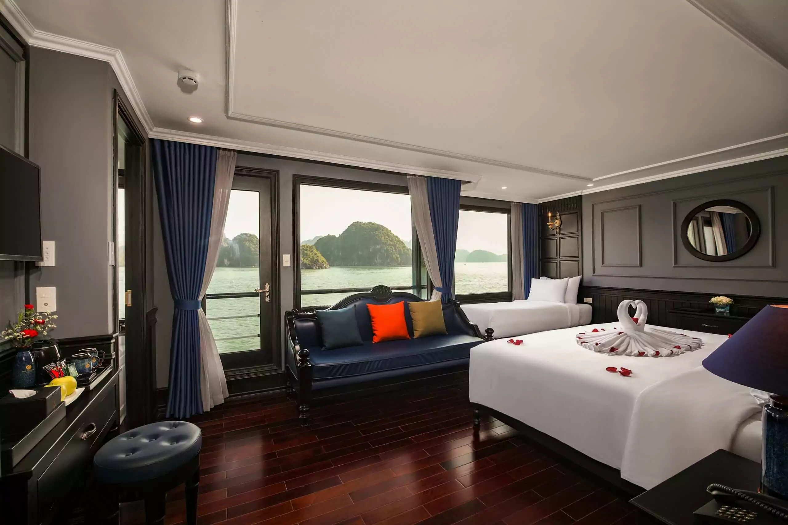 Rosy Cruise Luxury Suite Ocean View Balcony