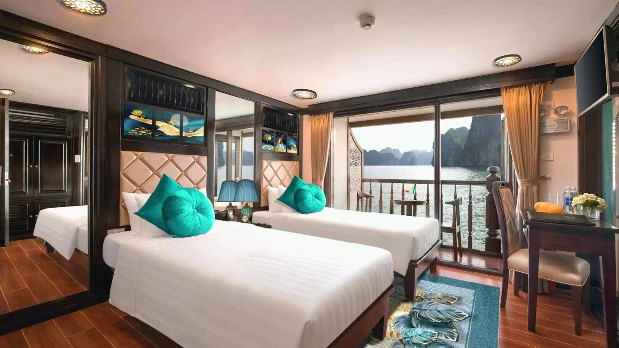 Alisa Premier Cruise Family Connecting Suite Bedroom Balcony