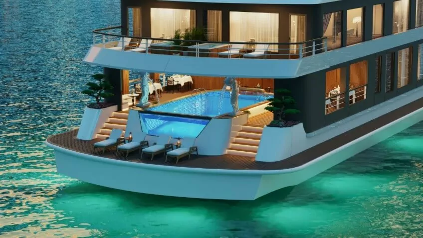 L'amour Cruise - Top Newest Luxury Overnight cruises in Halong Bay