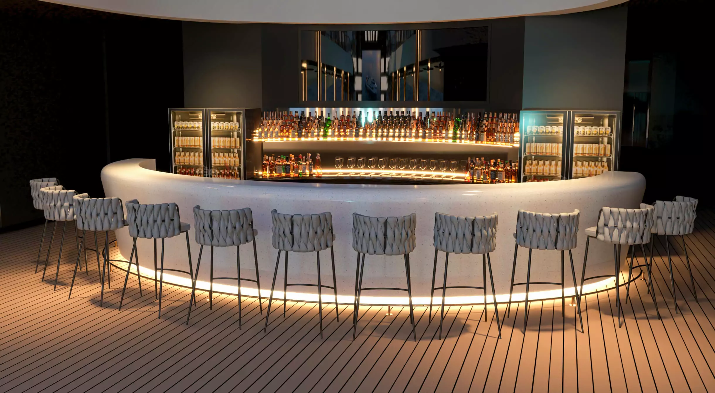 Dolphin Halong Bay Day Cruise - Premium Bar Lounge