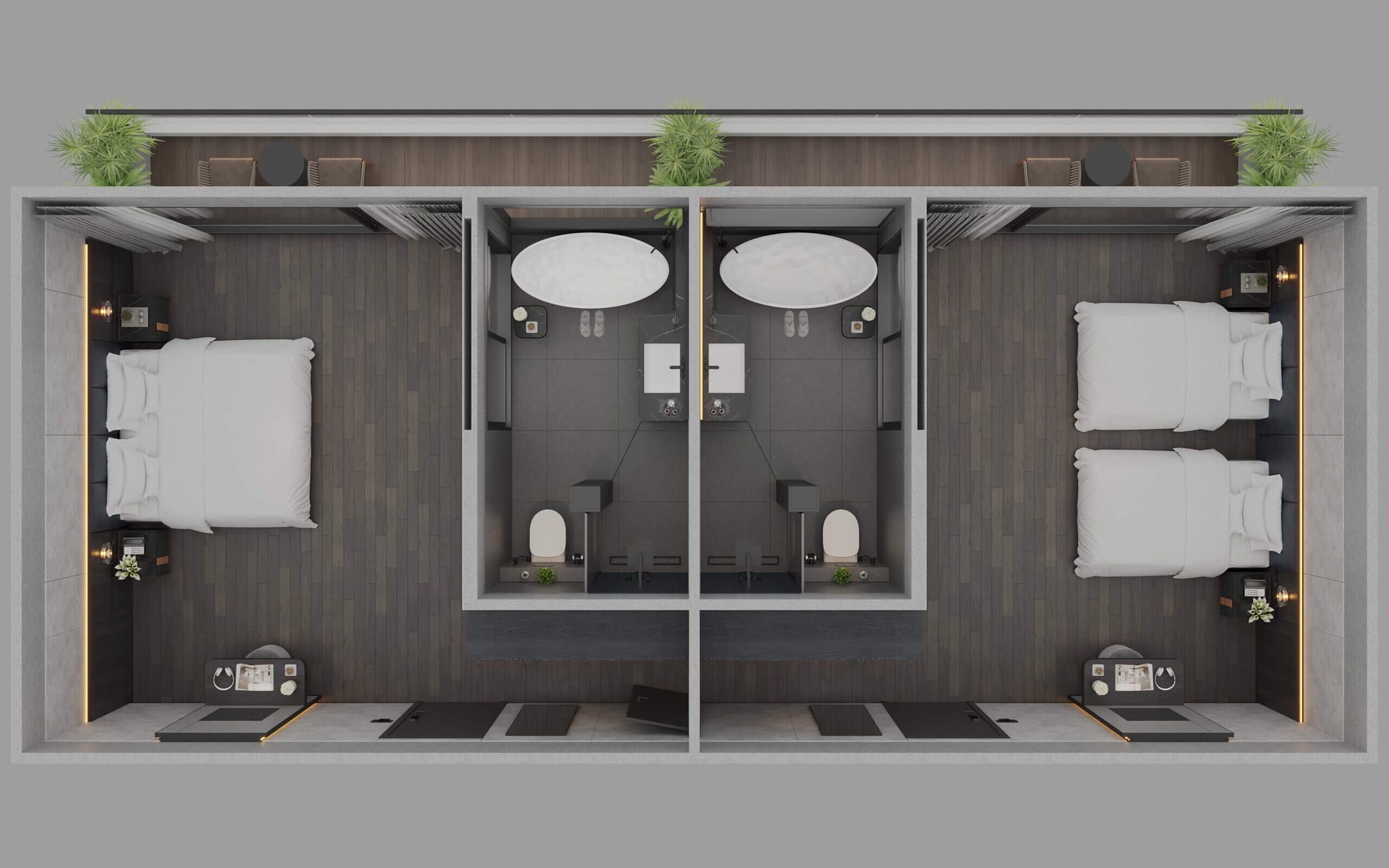 Family Connecting Balcony Suite 14