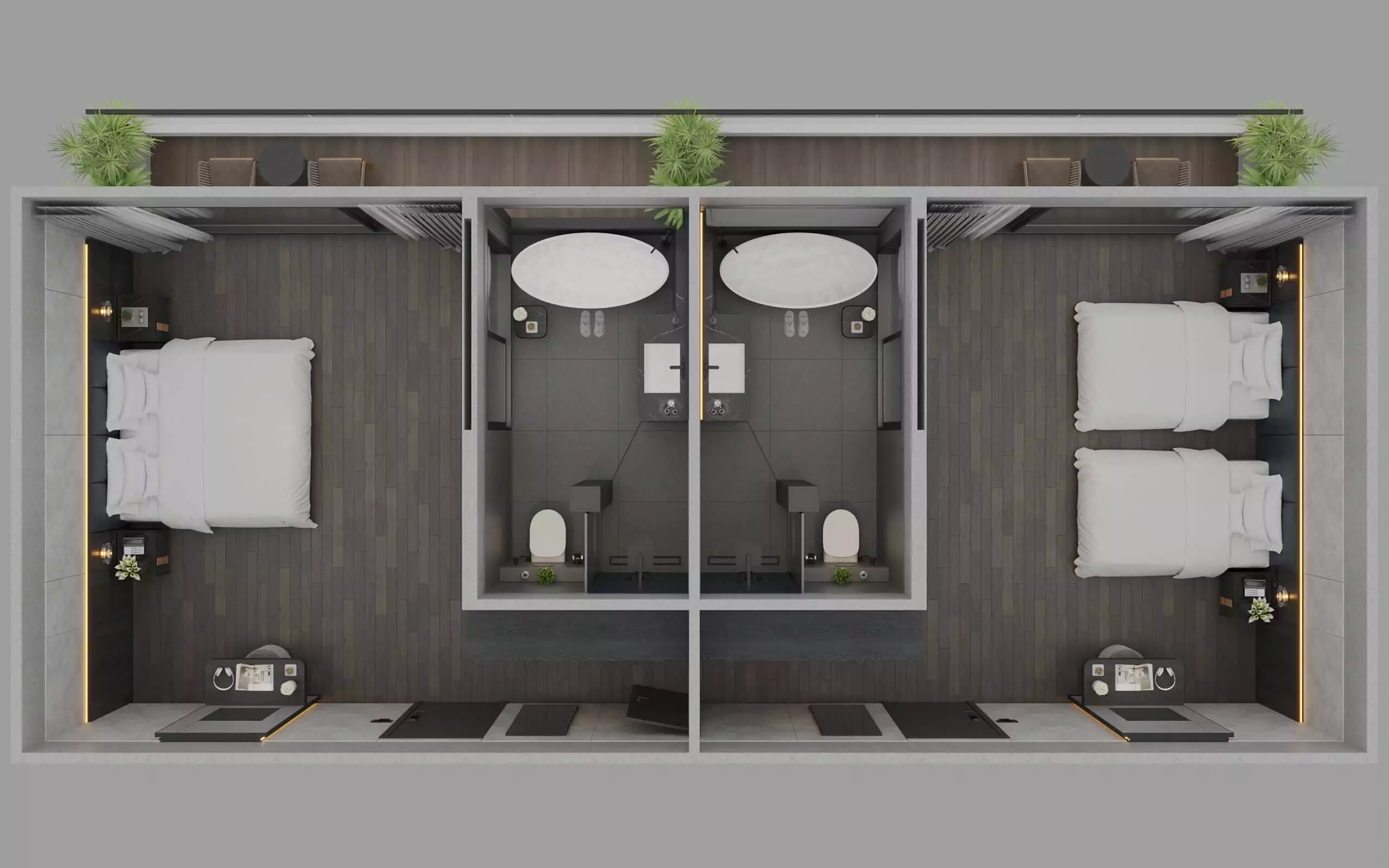 Family Connecting Balcony Suite 14