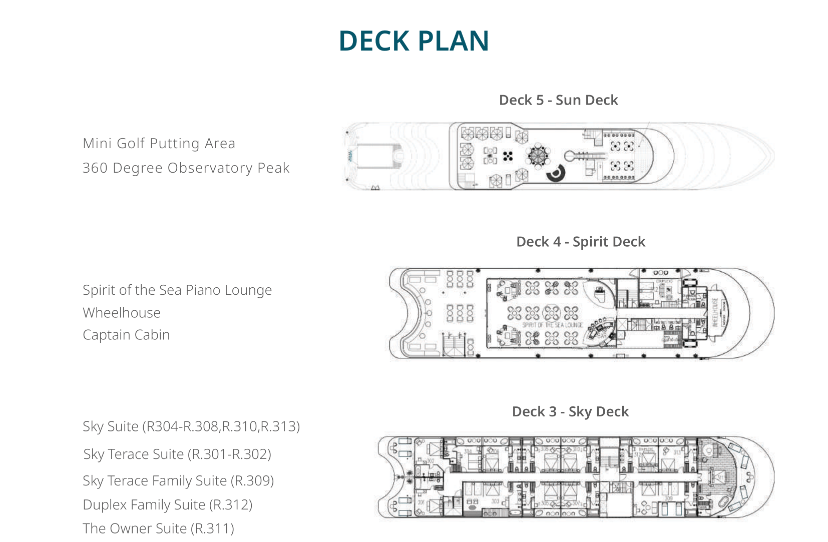 Lyra Grandeur Cruise Deck Plan