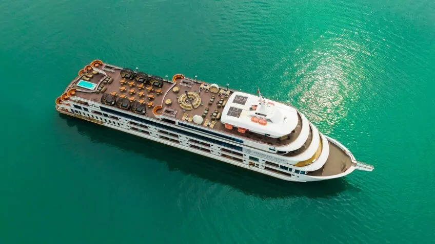 Aerial view of Ambassador Day Cruise