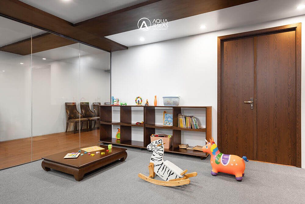 Family Halong Bay cruise with a kids room – kids play room on Aqua Of The Seas Cruise