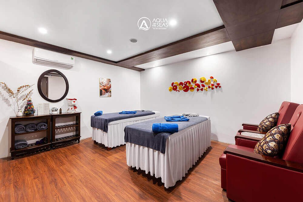 Spa massage room on Aqua Of The Seas Cruise