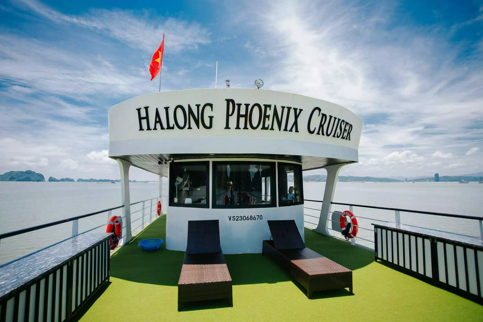 Halong Phoenix Day Cruise – Front Sundeck