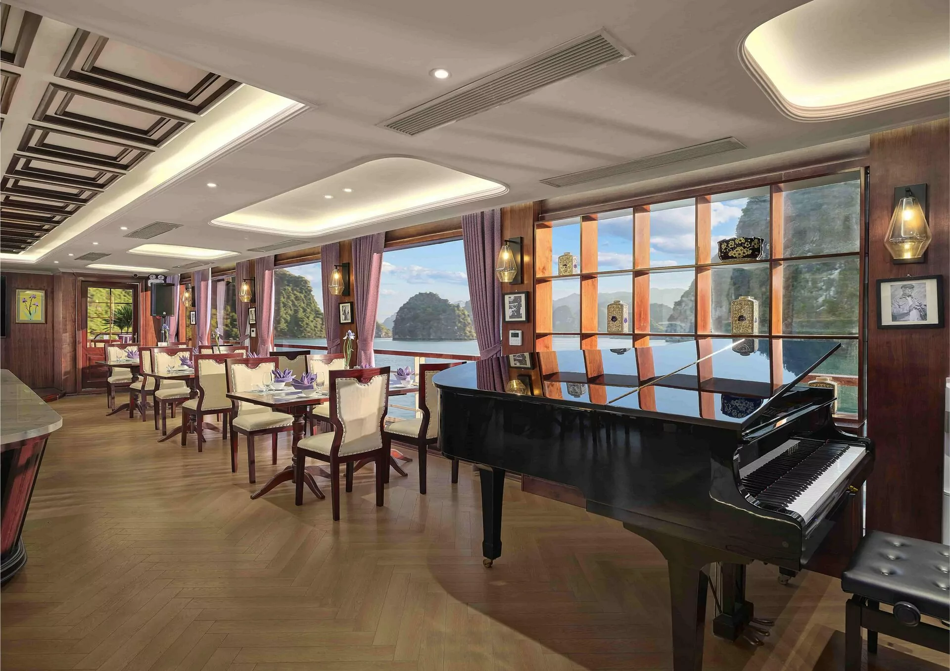 Iris Day Cruise – Grand Piano in the 2nd Floor Restaurant