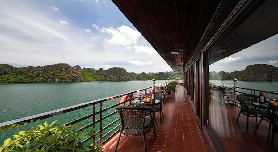 La Pandora Cruise Halong Bay Deck Corridor