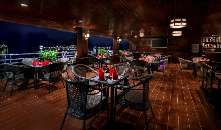 La Pandora Cruise Halong Bay Sky Bar Night