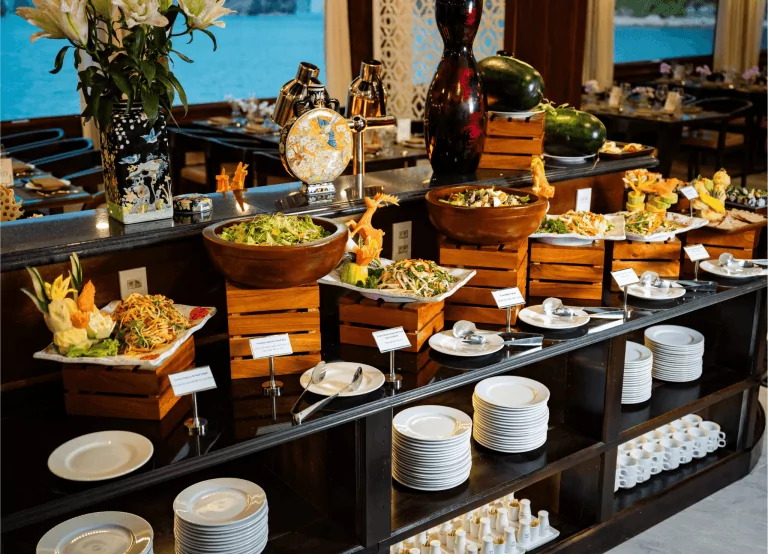 Hera Luxury Day Cruise Lan Ha Bay - Buffet Salad and Appetizers