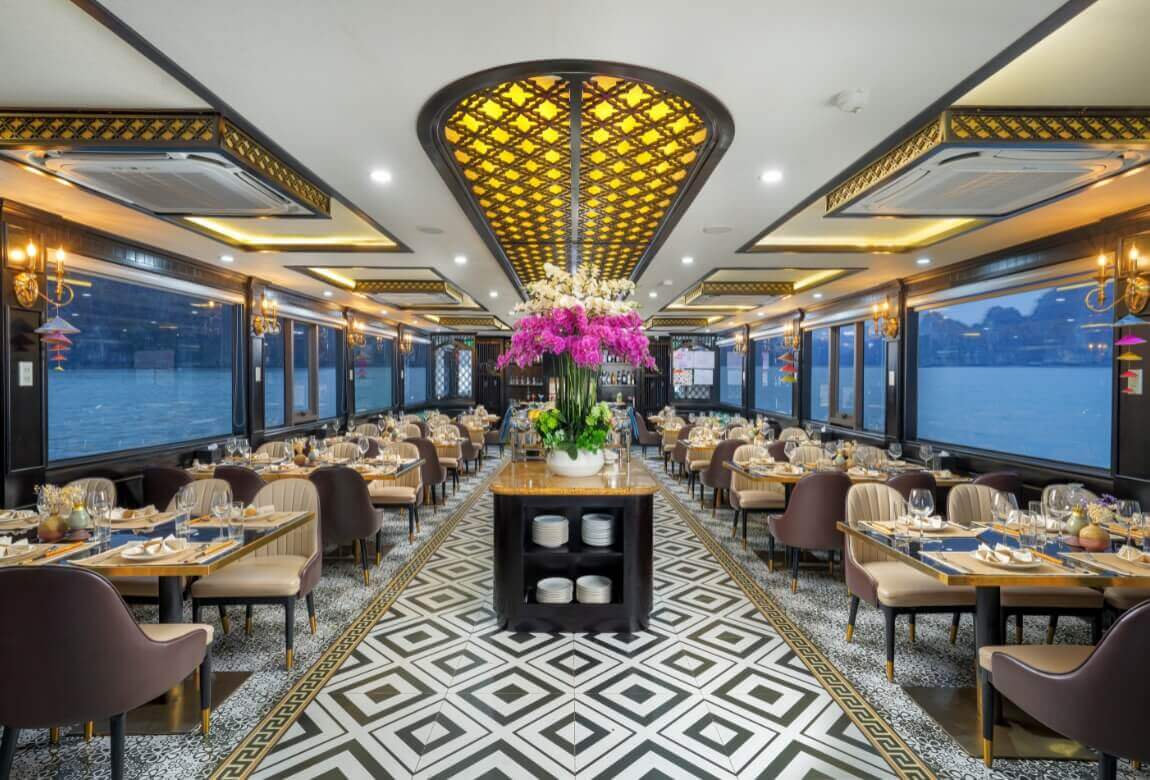 Vera Day Cruise Halong Bay Restaurant Sea View