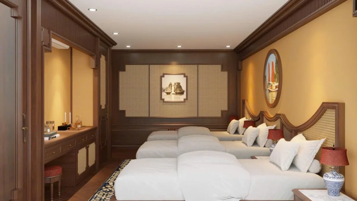 Cycad Grand Cruise Family Balcony Suite Beds