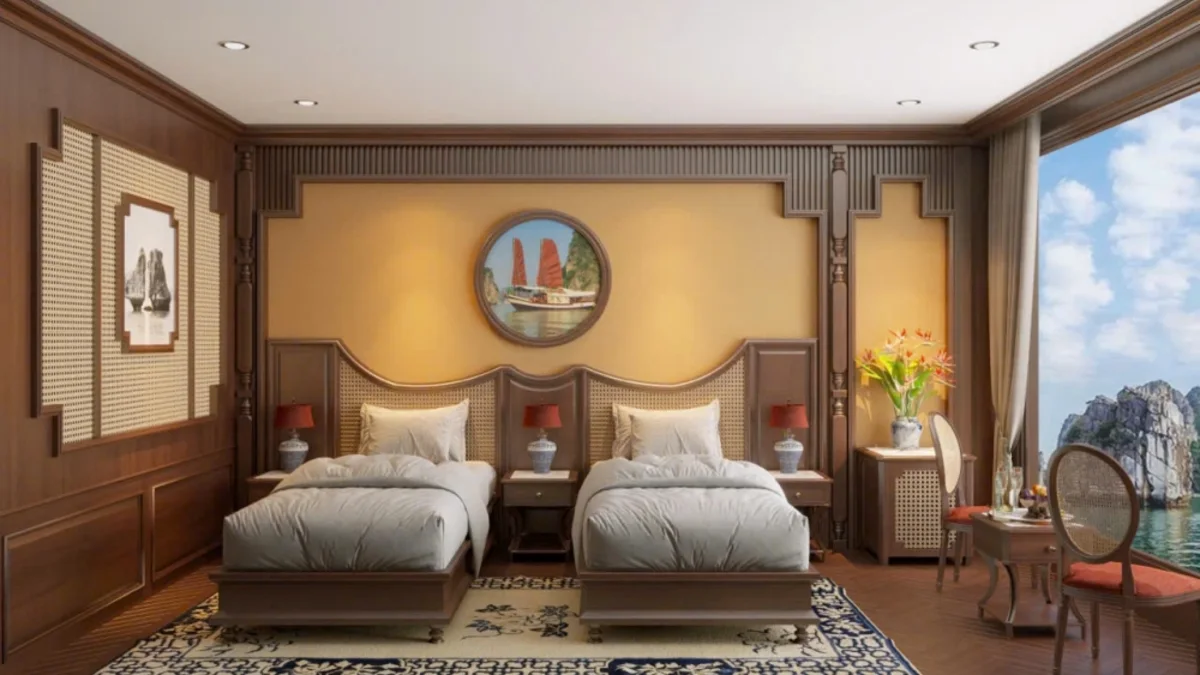 Cycad Grand Cruise Junior Balcony Suite – Twin Beds