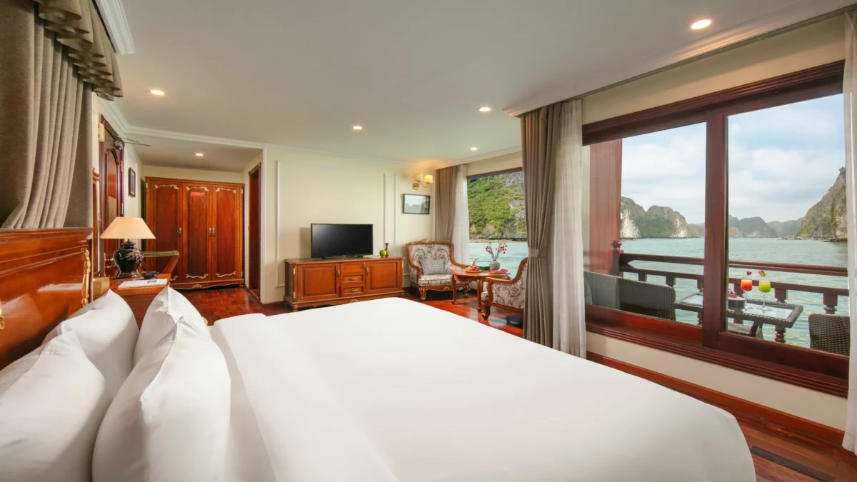 Signature Suite interior on Emperor Cruises Legacy