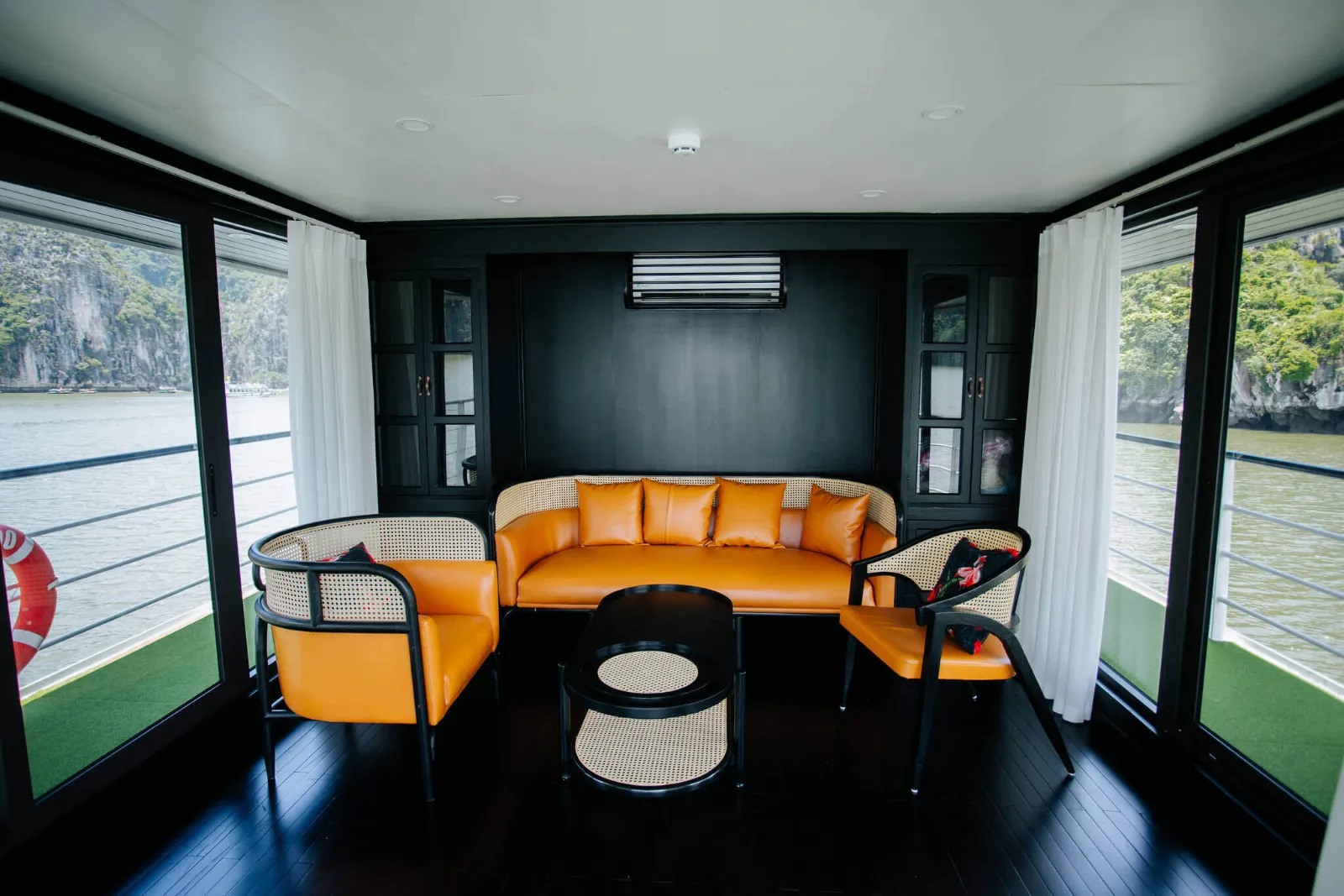 Halong Phoenix Day Cruise Onboard Lounge Area