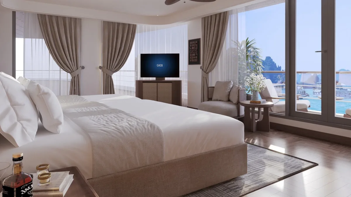 Harmony Exclusive Suite with panoramic windows – Harmony Boutique Cruise