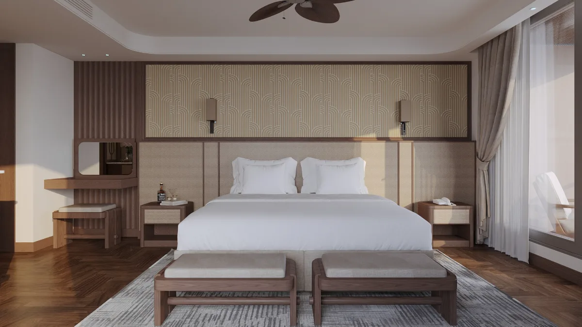 Harmony Terrace Suite bedroom – Harmony Boutique Cruise