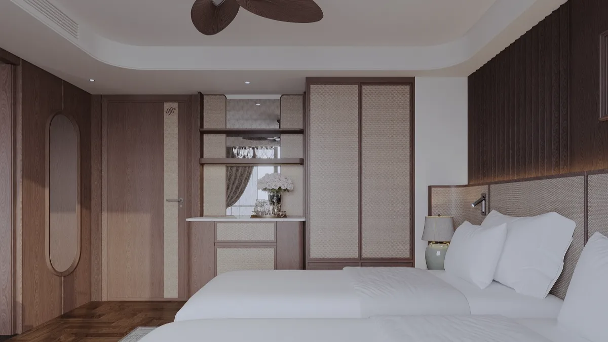 Ocean Premium Suite with king bed – Harmony Boutique Cruise