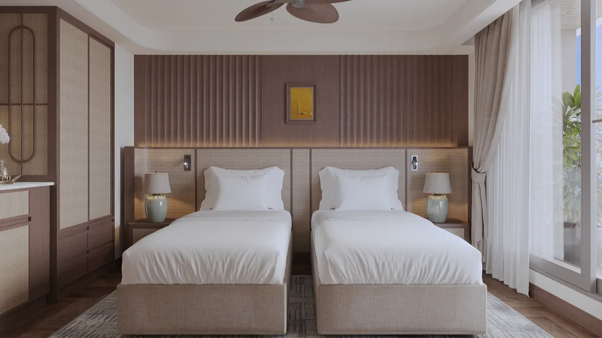 Ocean Premium Suite with twin beds – Harmony Boutique Cruise