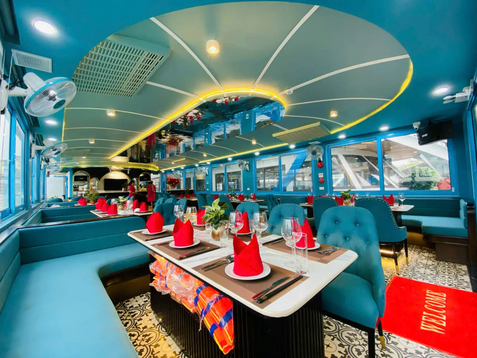 Omkara Day Cruise Cruises Seating Area