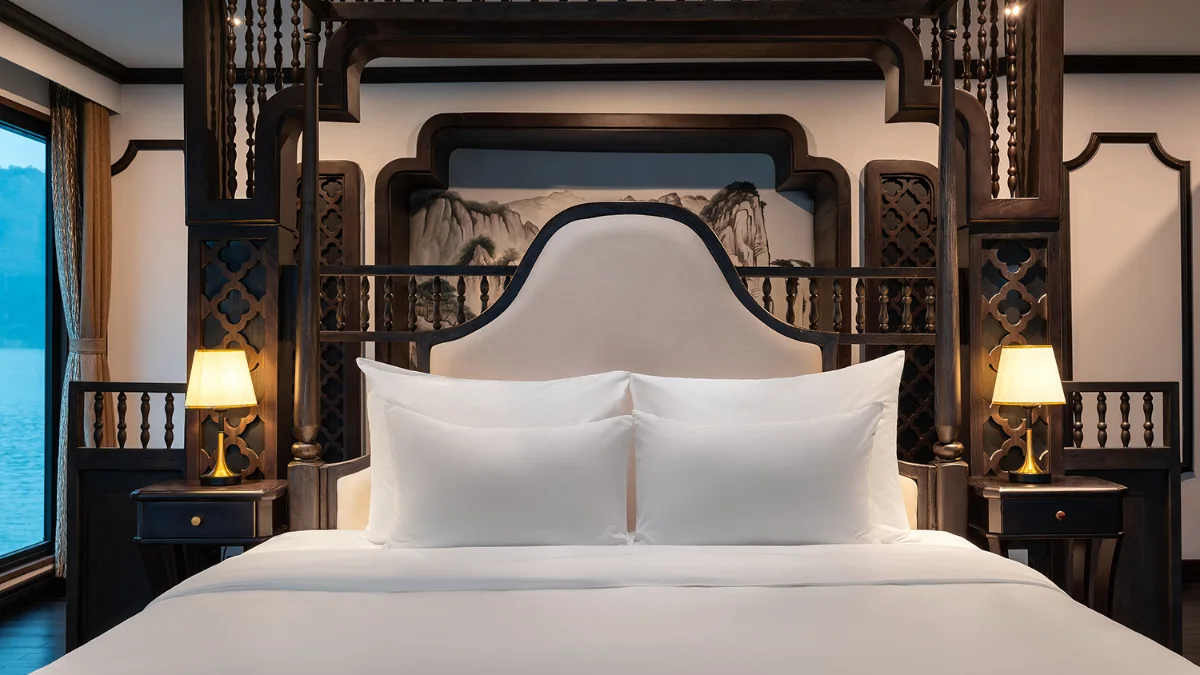Venus Cruise President (Pearl) Suite – Bed Headboard