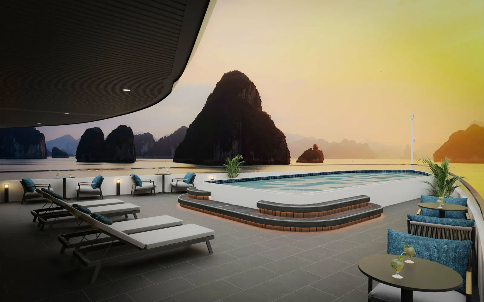 Victorious Cruise Swimming Pool Deck